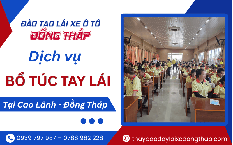bổ túc tay lái cao lãnh đồng tháp