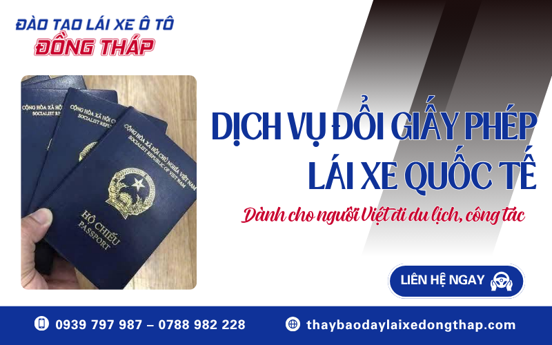 dịch vụ đổi giấy phép lái xe quốc tế