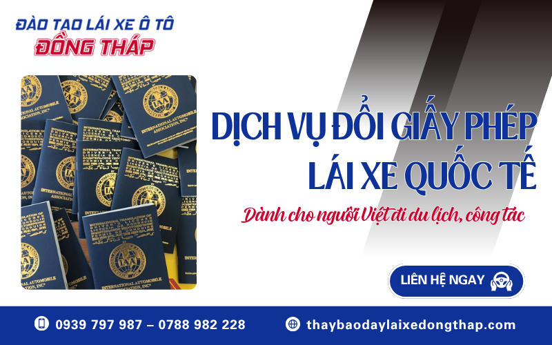 dịch vụ đổi giấy phép lái xe quốc tế