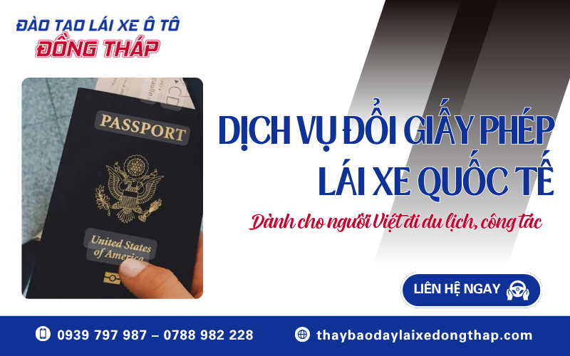 dịch vụ đổi giấy phép lái xe quốc tế